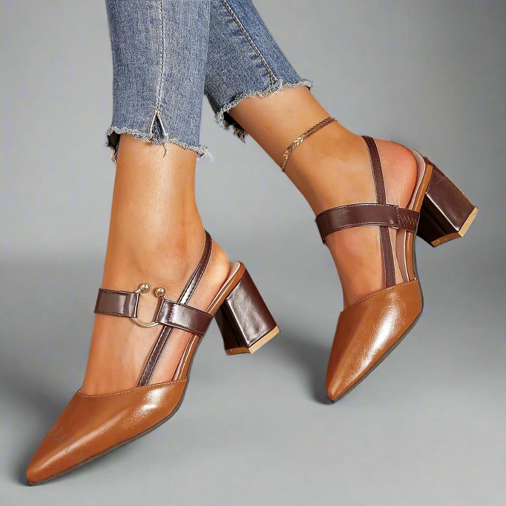 Maison Mary | Henley Leather Heels