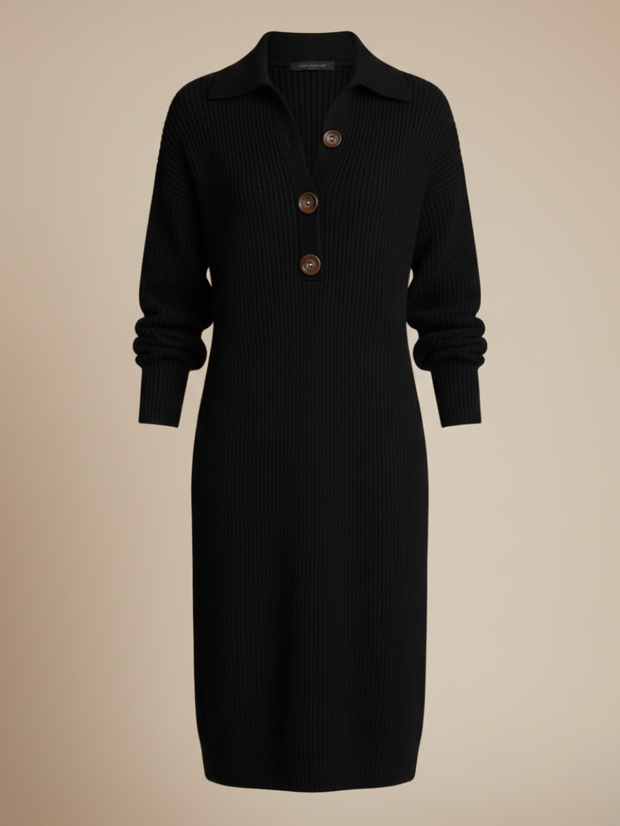 Arianell | Pure Wool Winter Midi Dress