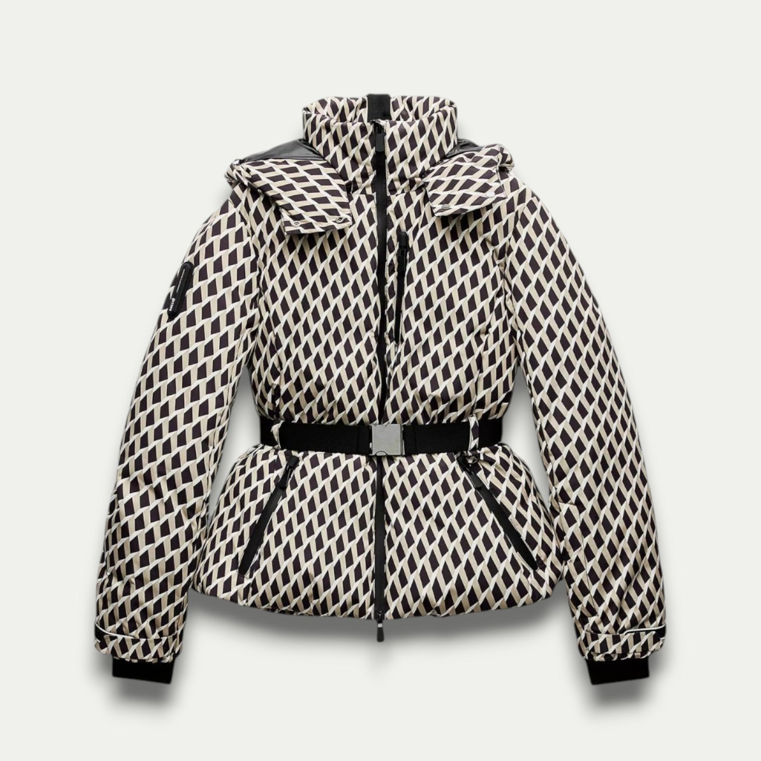 Maison Mary™ | Modern Patterned Puffer Jacket