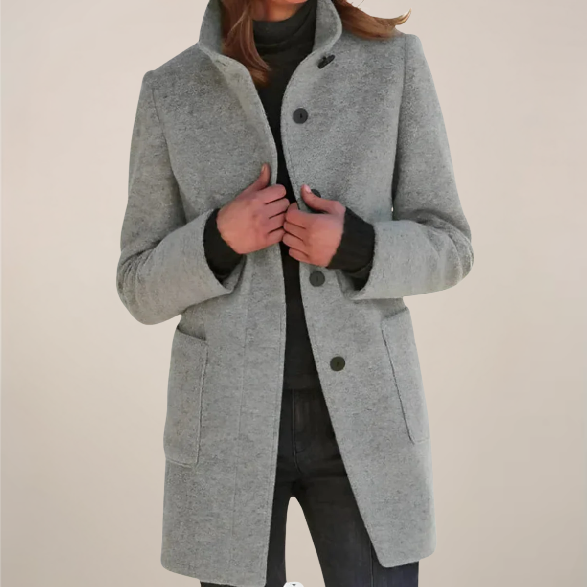 Maison Mary™ | Soft Single Breasted Long Coat