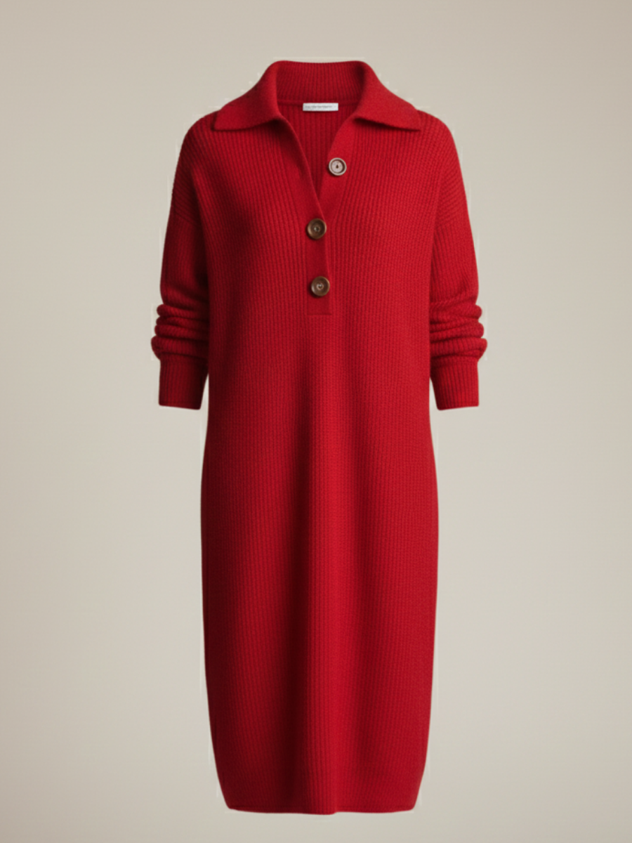 Arianell | Pure Wool Winter Midi Dress