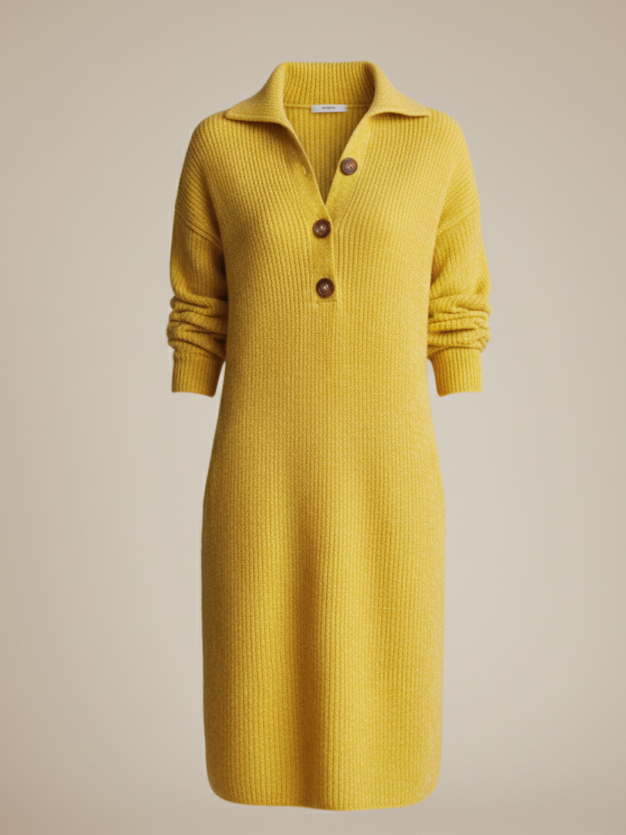 Arianell | Pure Wool Winter Midi Dress