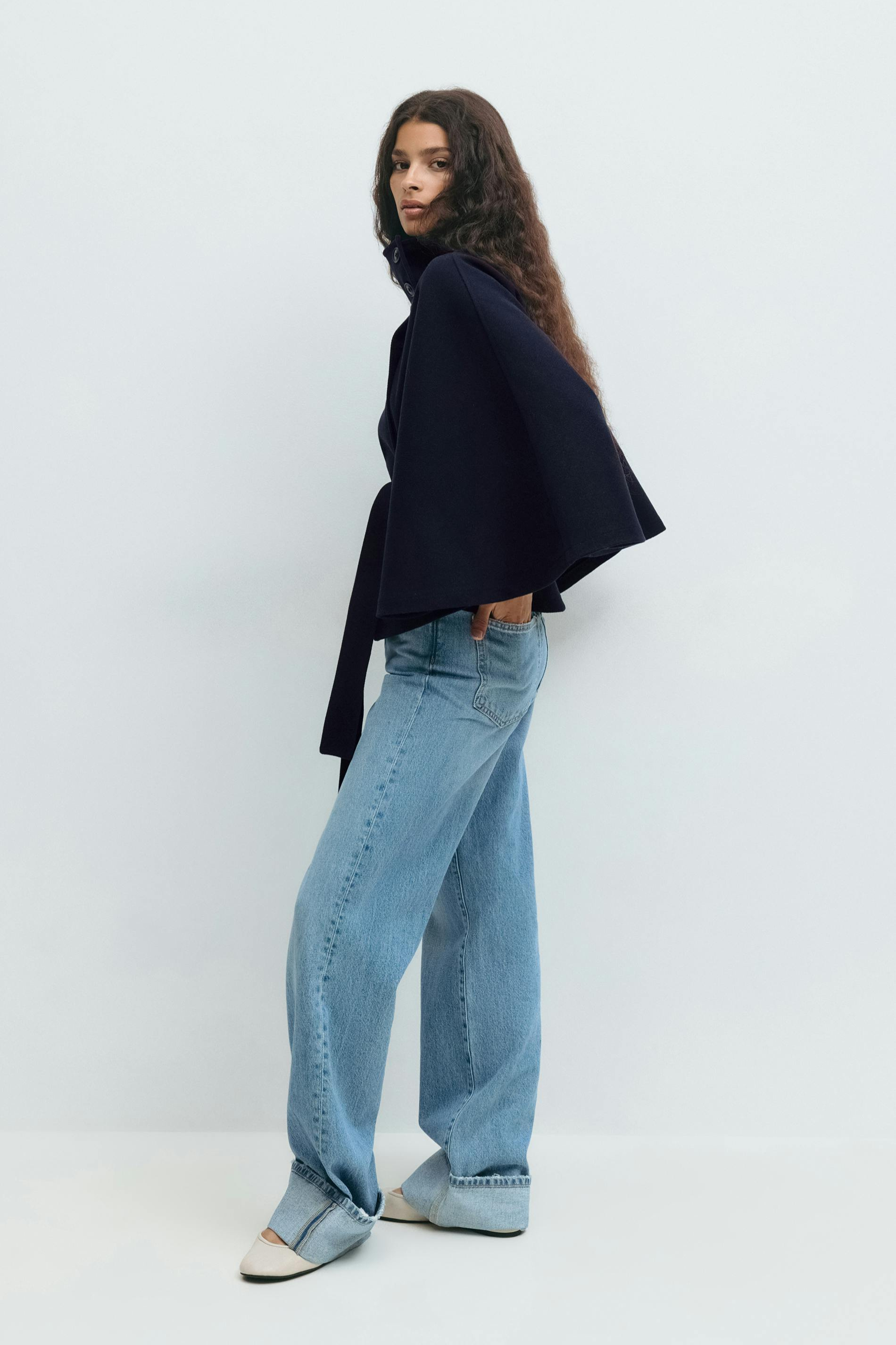 Maison Mary | Belted Cape Jacket