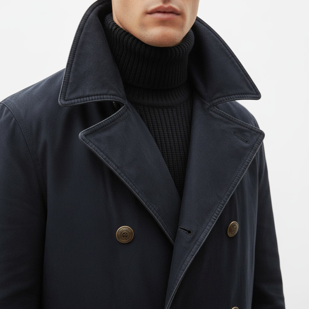 Hugh | Soft Double Breasted Jacket