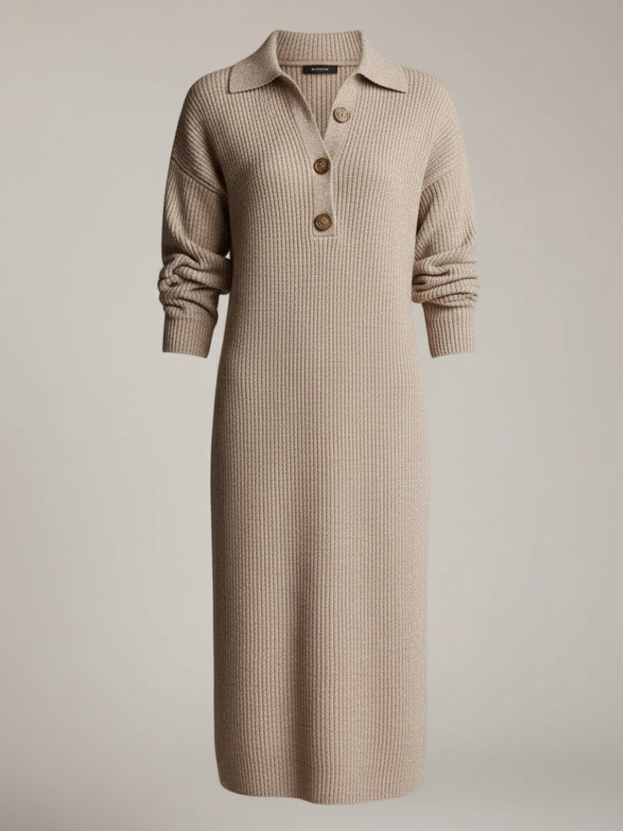 Arianell | Pure Wool Winter Midi Dress