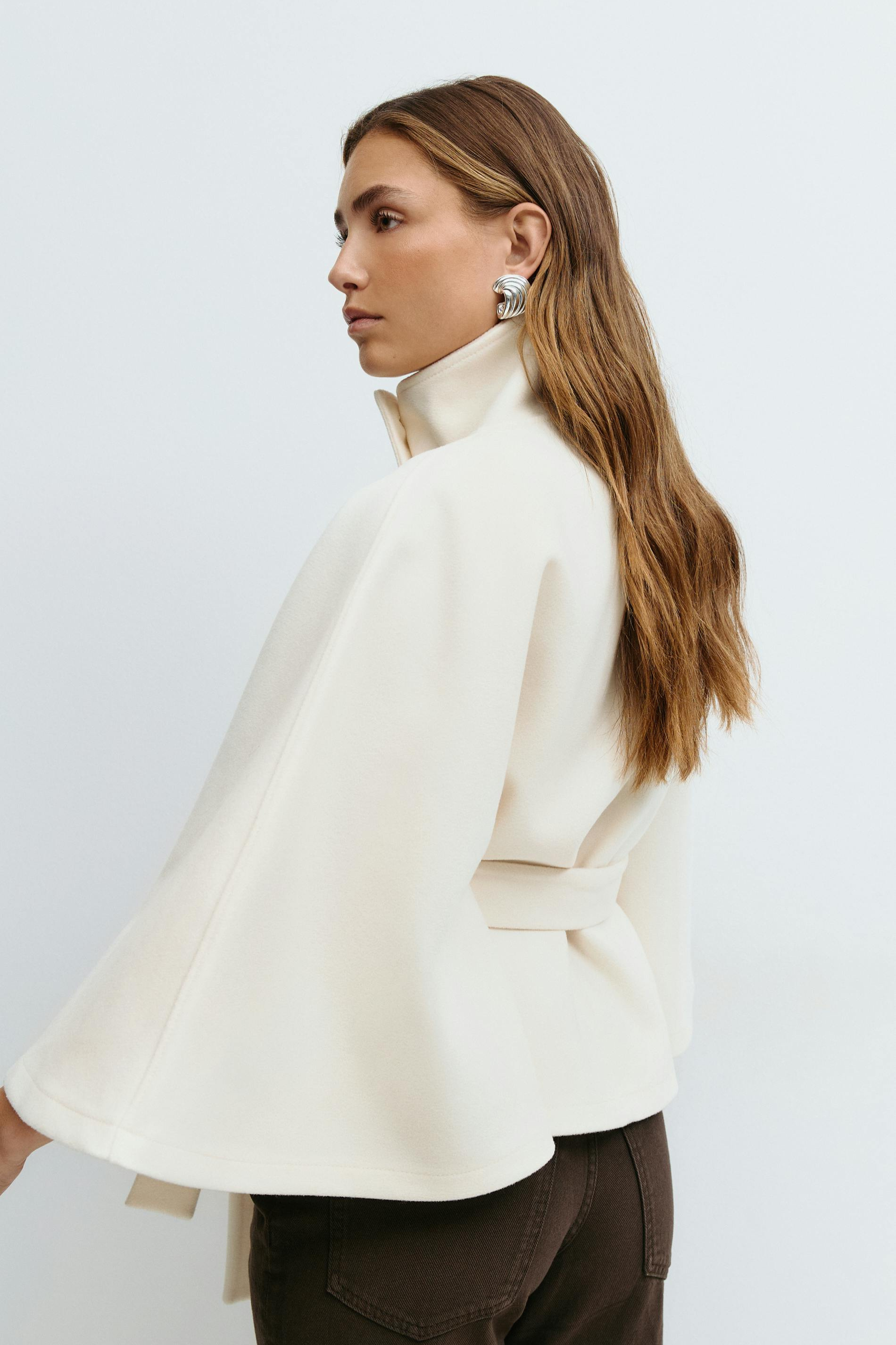 Maison Mary | Belted Cape Jacket