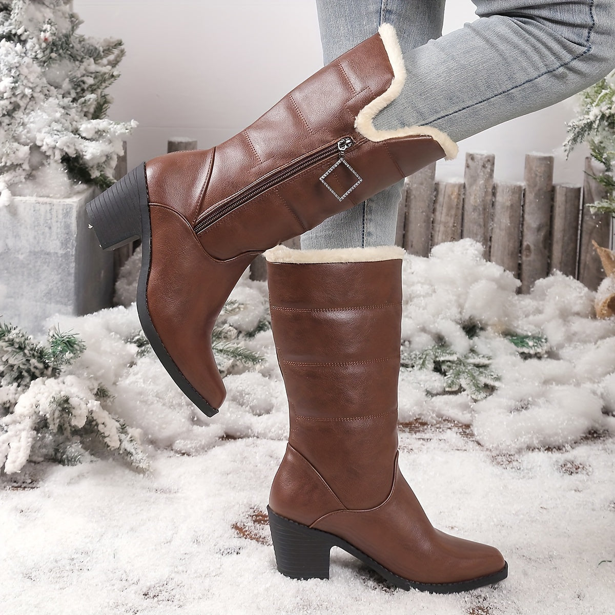Gaby | Premium Faux-Shearling Supportive Boots
