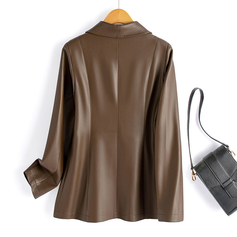 Ashley | Riviera Leather Blazer