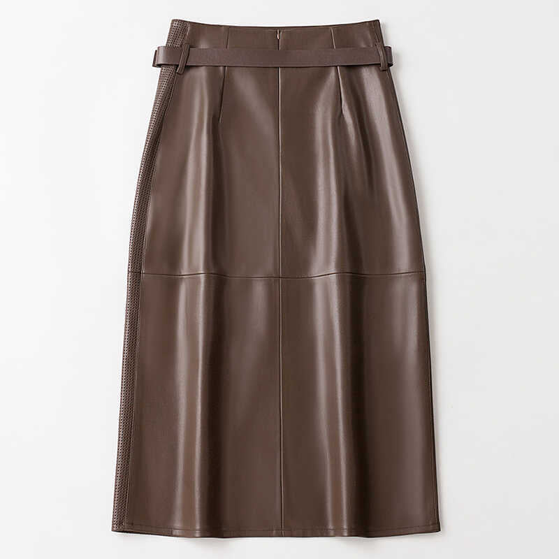 Vella | Sheepskin Leather Skirt