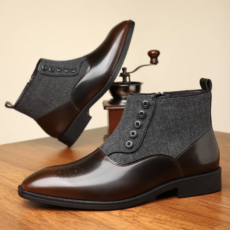 Aldrin Leather Ankle Boots