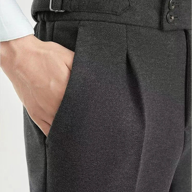 Theodore William High-Waist Tailored Trousers