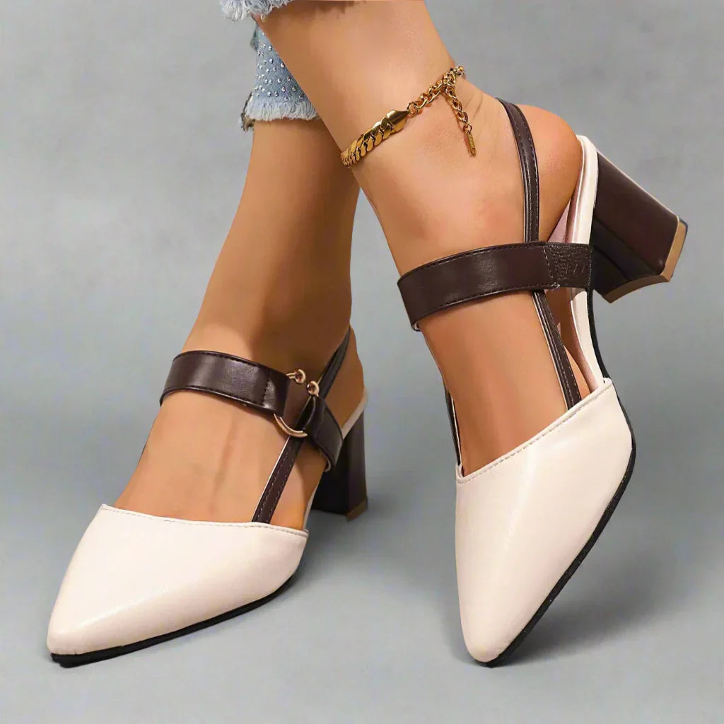 Maison Mary | Henley Leather Heels