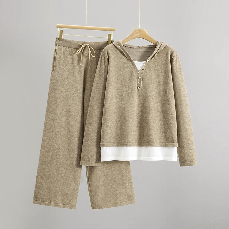 Maison Mary™ | Casual Knitted Tracksuit Set