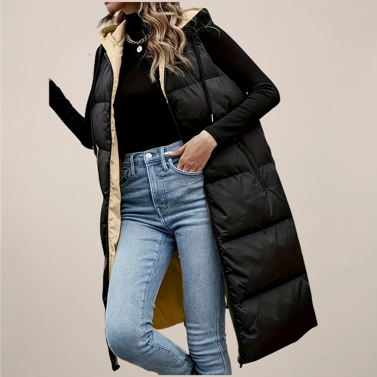Maison Mary™ | Warm Longline Puffer Gilet