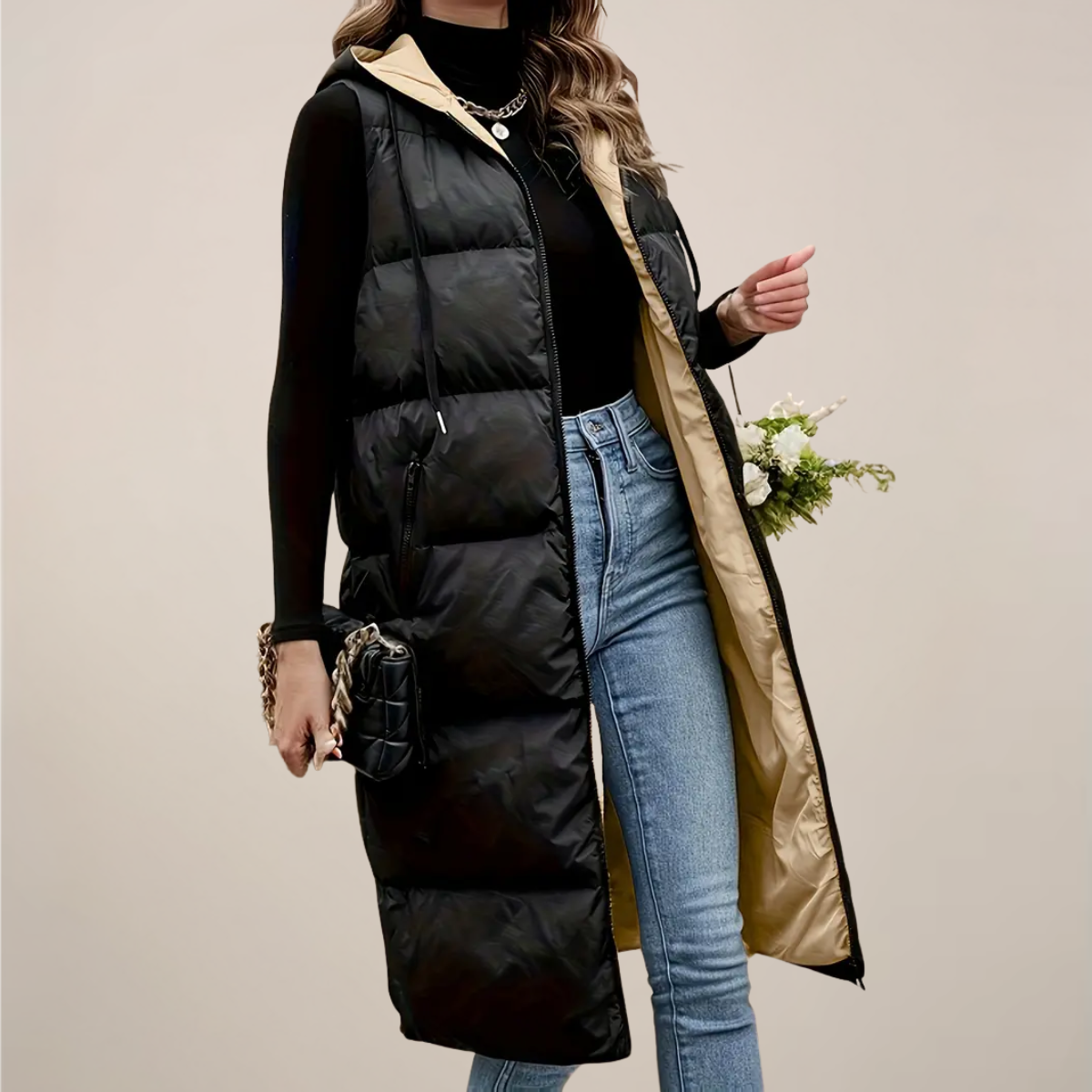 Maison Mary™ | Warm Longline Puffer Gilet