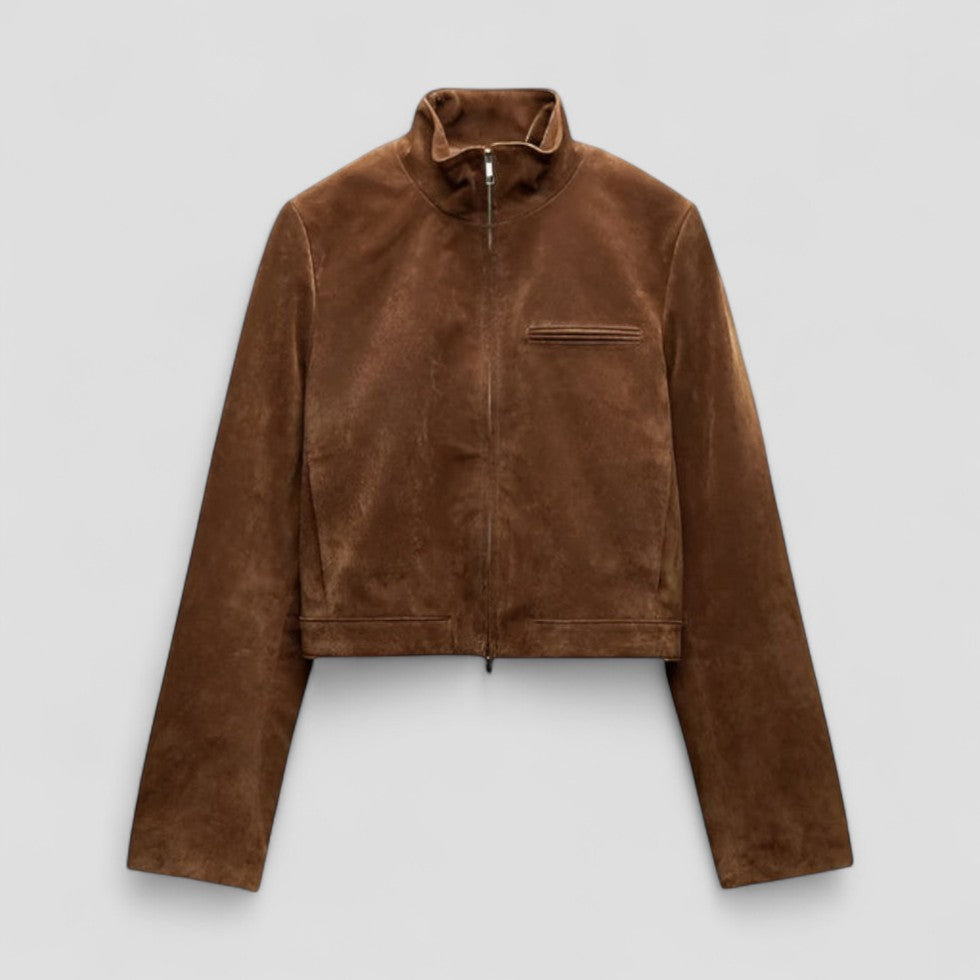 Maison Mary™ | Refined Suede-Style Jacket