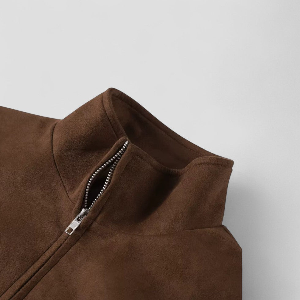 Maison Mary™ | Refined Suede-Style Jacket