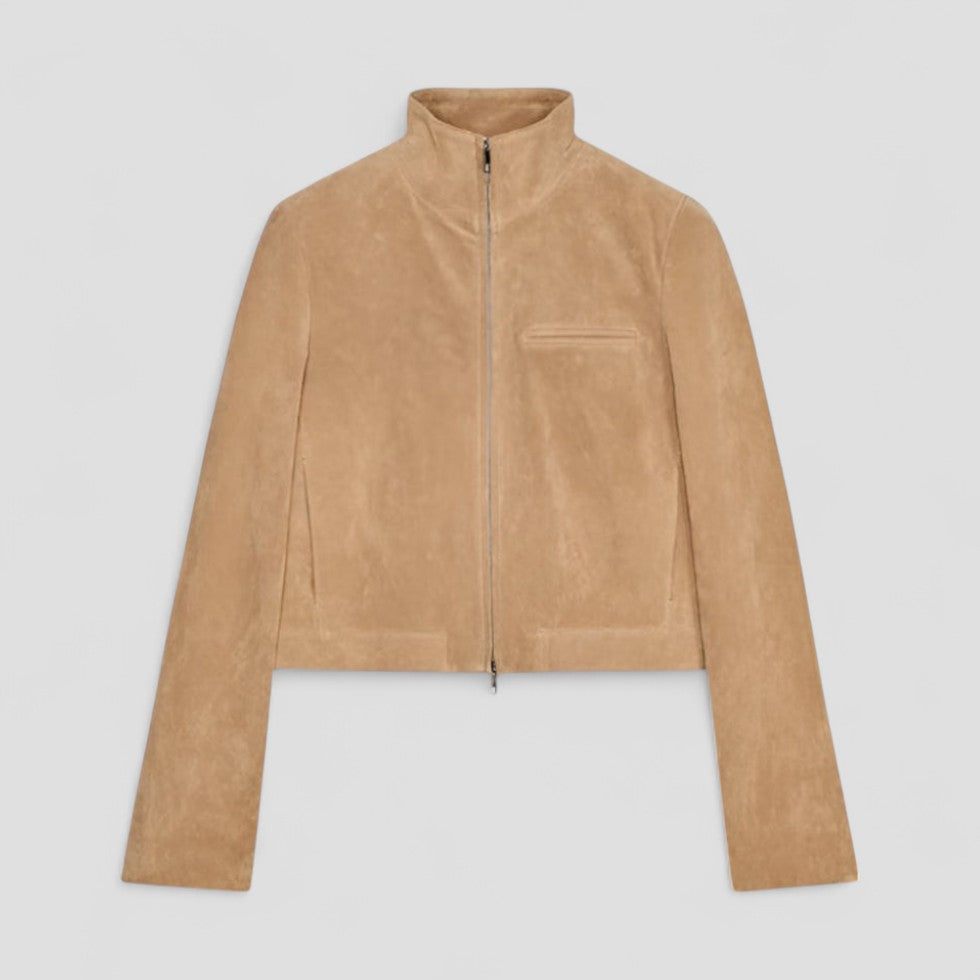Maison Mary™ | Refined Suede-Style Jacket