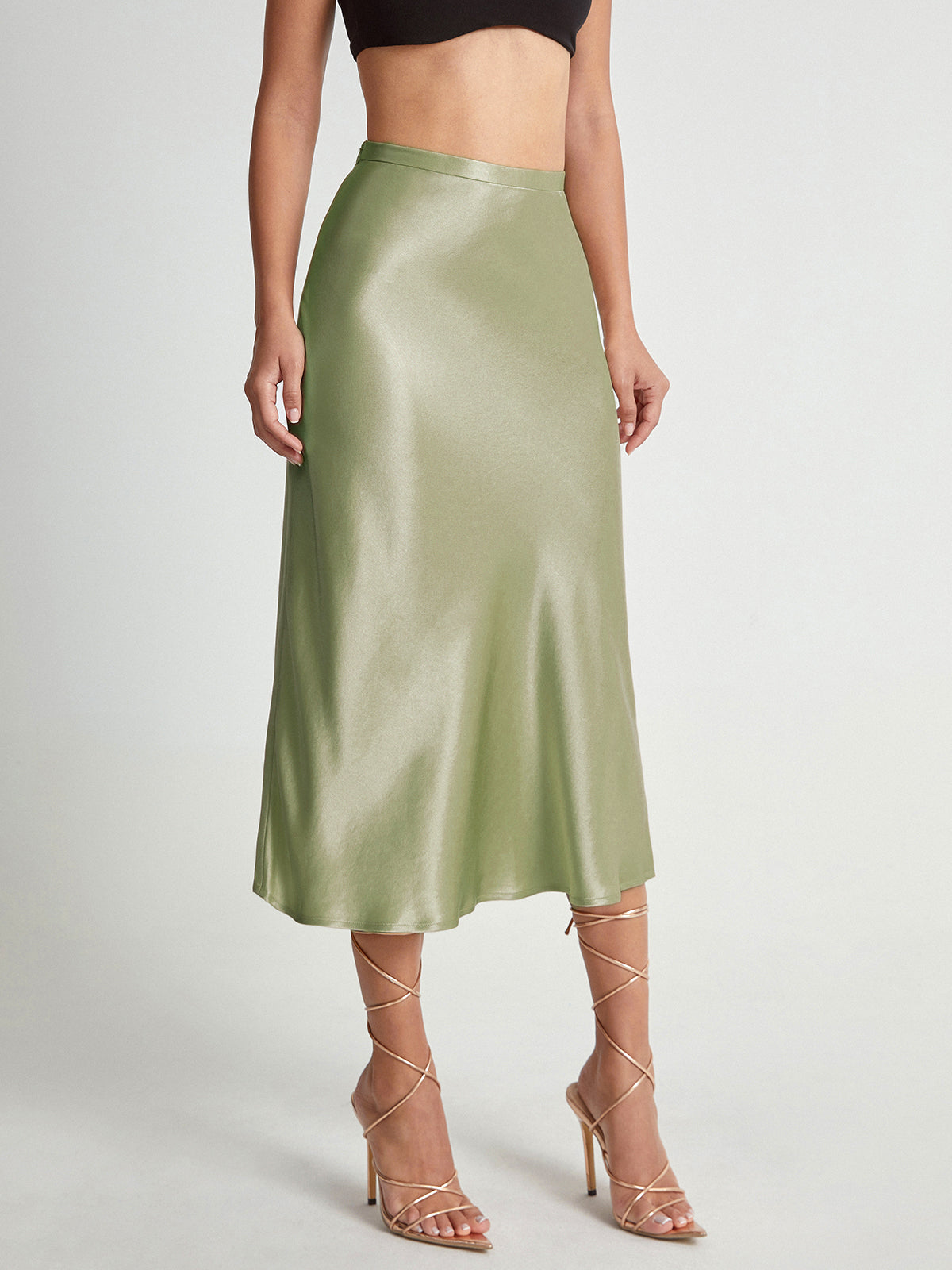 Maison Mary™ | Refined High Waist Midi Skirt