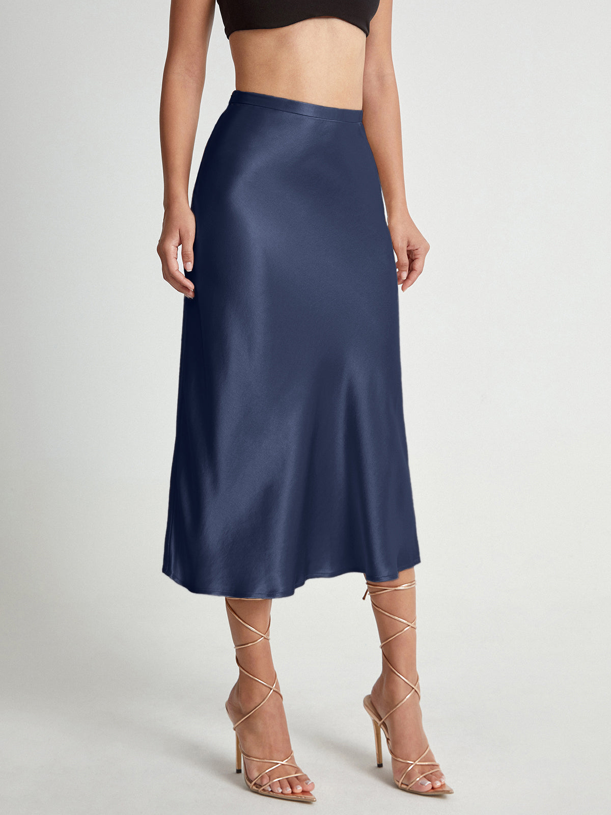 Maison Mary™ | Refined High Waist Midi Skirt