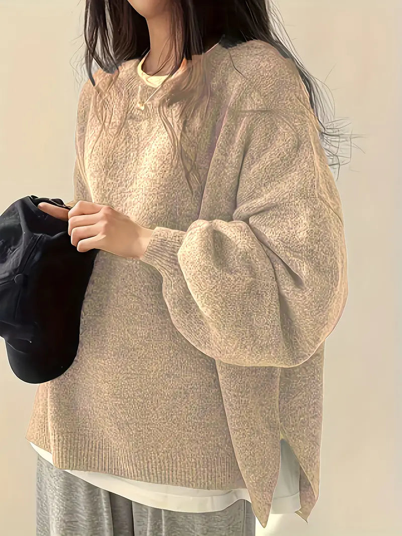 Maison Mary™ | Cozy Oversized Round Neck Sweater