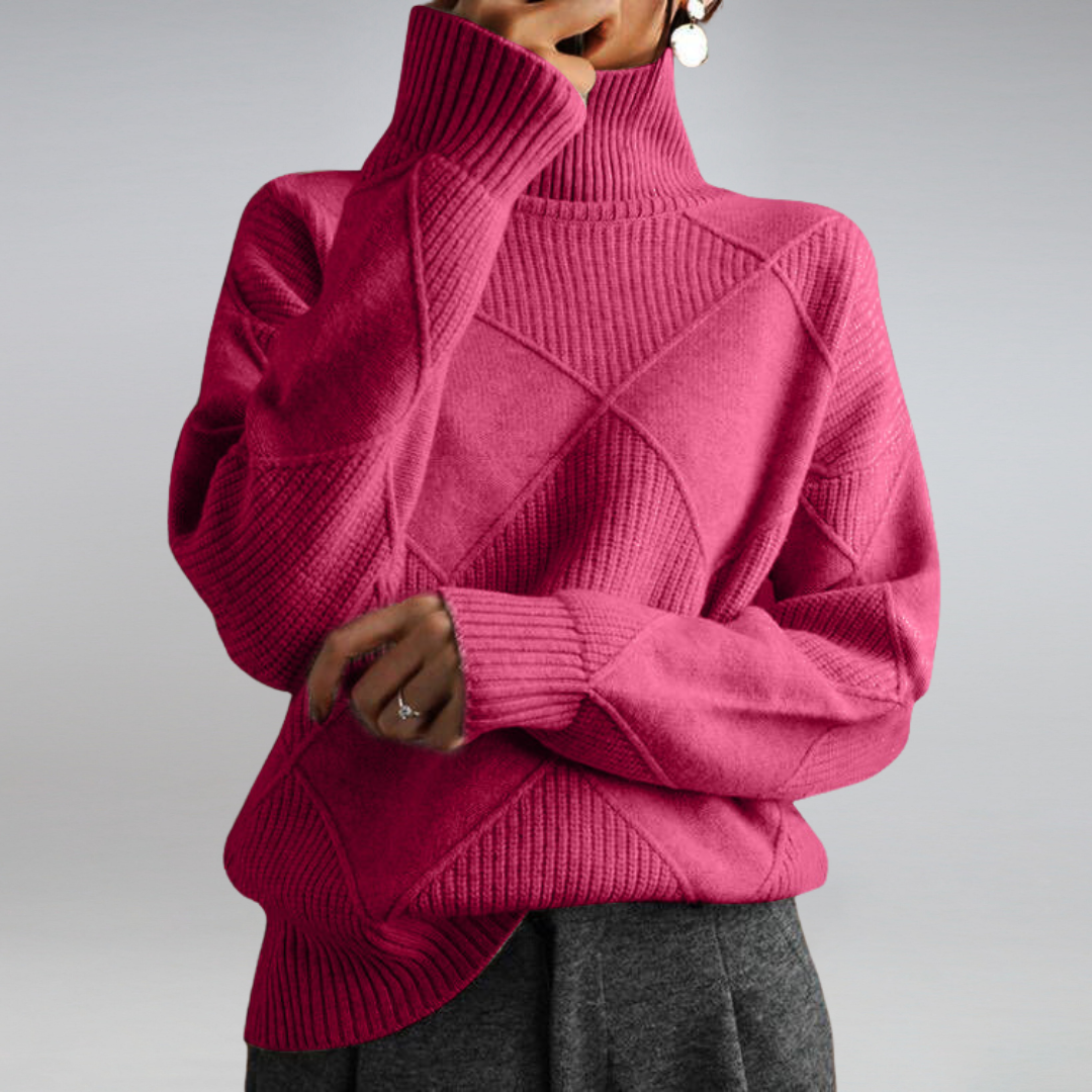 Maison Mary™ | Elegant Loose Turtleneck Sweater