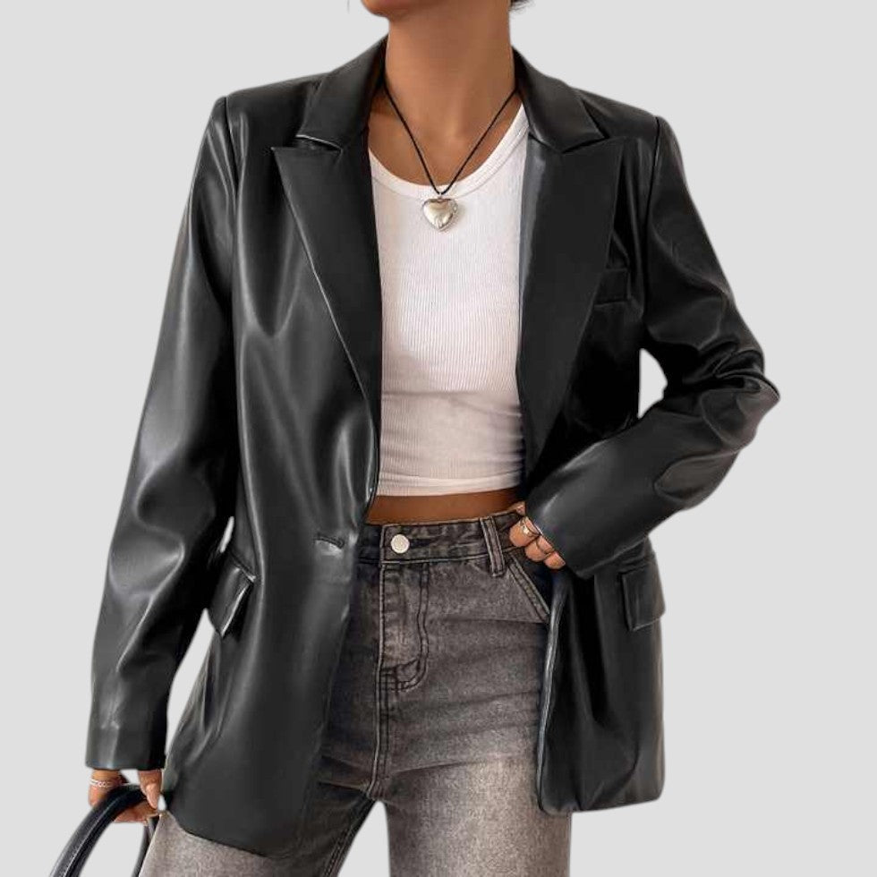 Maison Mary™ | Modern Black Blazer Jacket