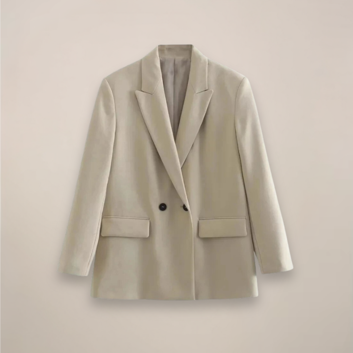 Maison Mary™ | Elegant Oversized Double-Breasted Blazer Coat