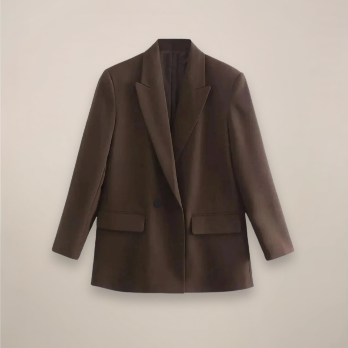 Maison Mary™ | Elegant Oversized Double-Breasted Blazer Coat