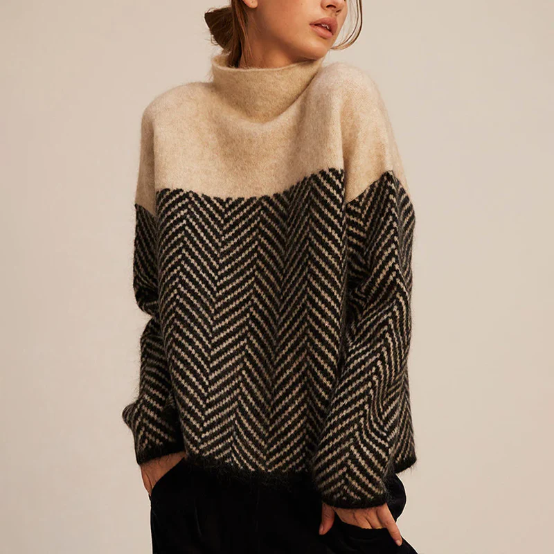Maison Mary™ | Soft Oversized Turtleneck Sweater