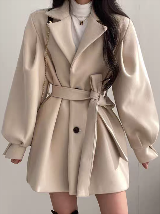 Maison Mary™ | Elegant Belted Coat