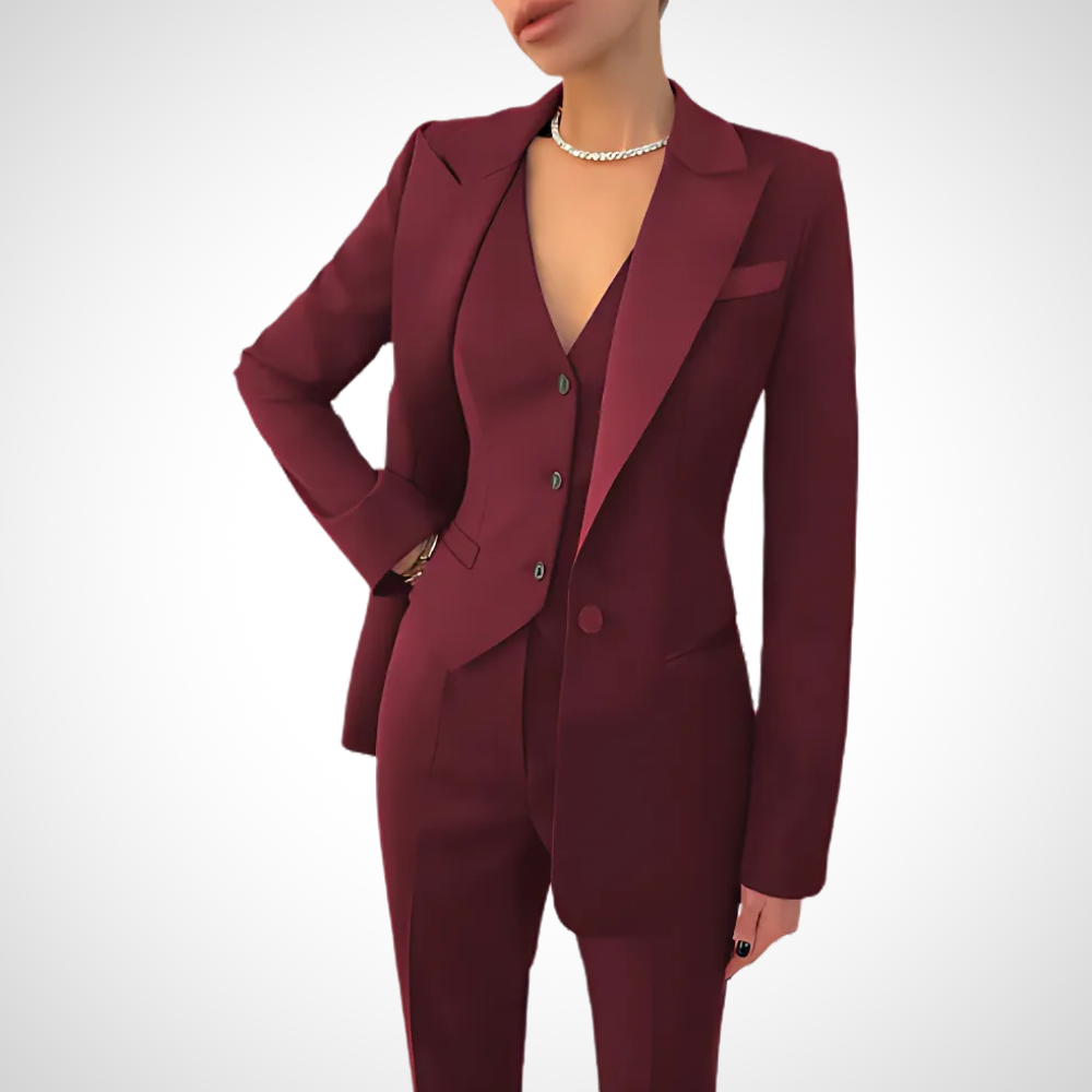 Maison Mary™ | All-Season Three-Piece Trouser Suit