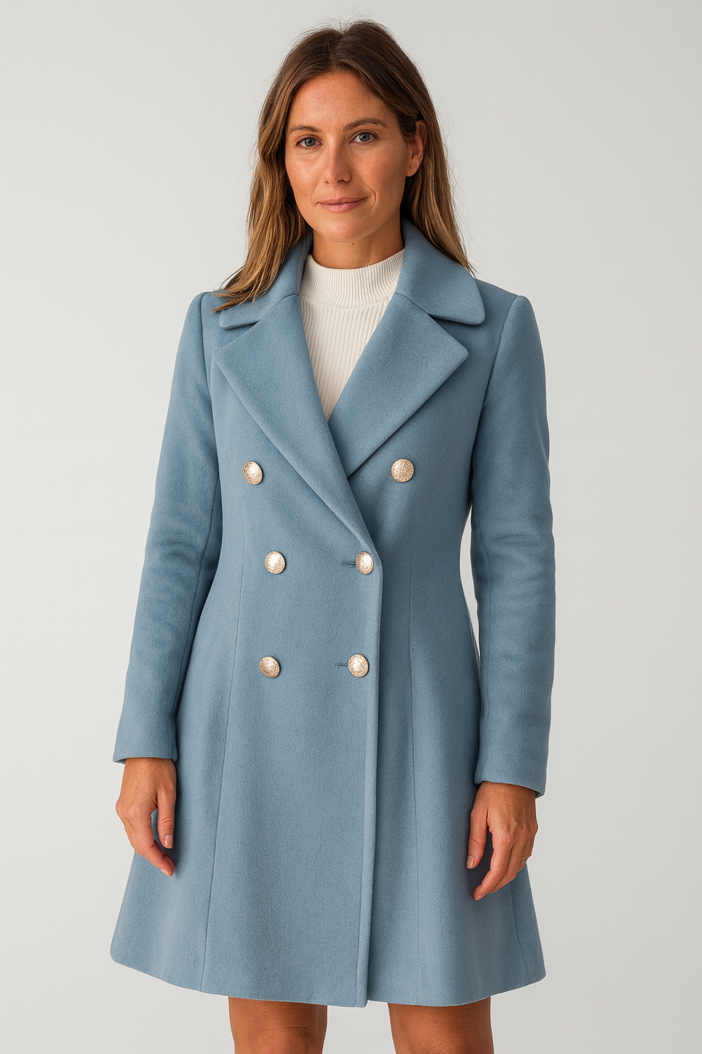 Maison Mary™ | Classic Double-Breasted Peacoat
