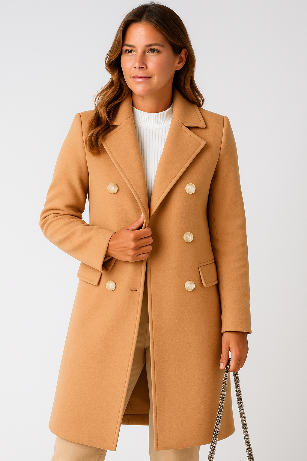 Maison Mary™ | Classic Double-Breasted Peacoat