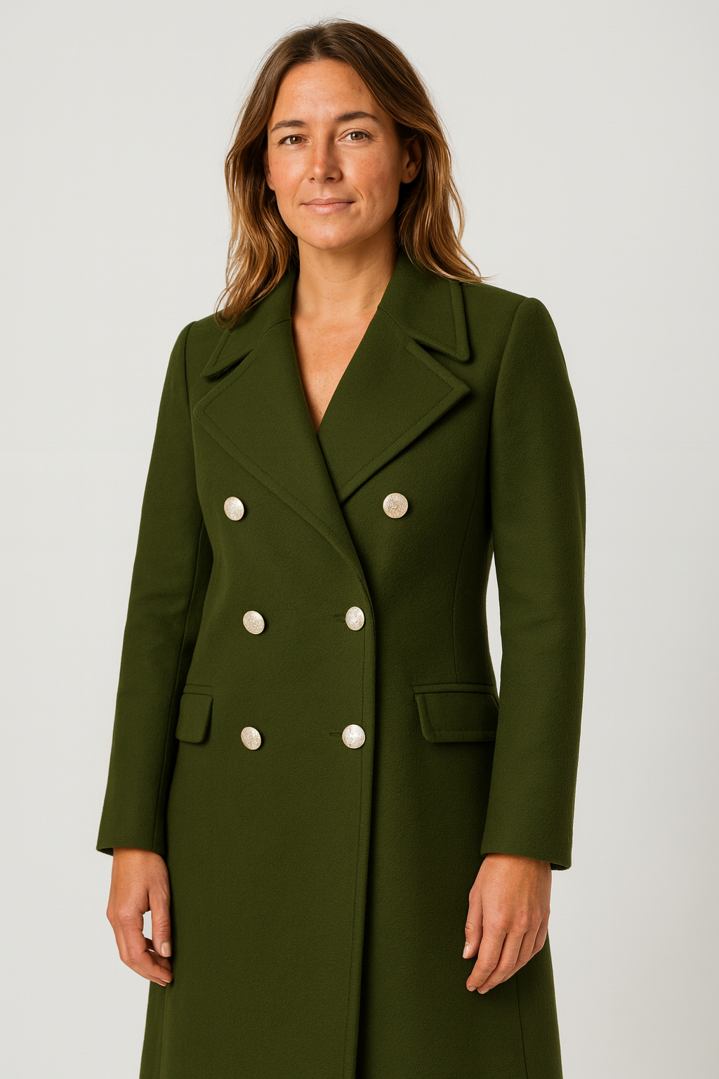 Maison Mary™ | Classic Double-Breasted Peacoat