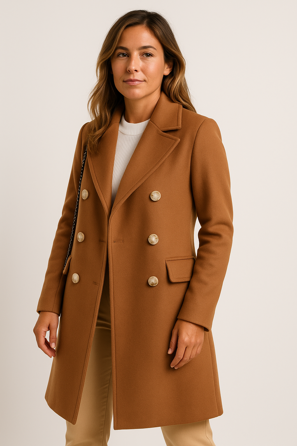 Maison Mary™ | Classic Double-Breasted Peacoat