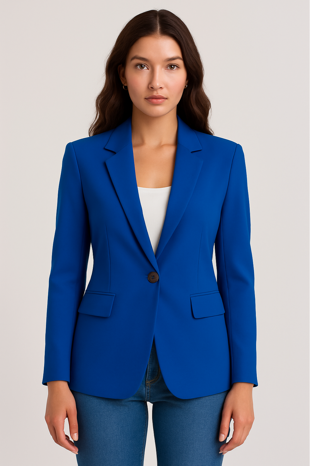 Maison Mary™ | Tailored Single-Breasted Blazer