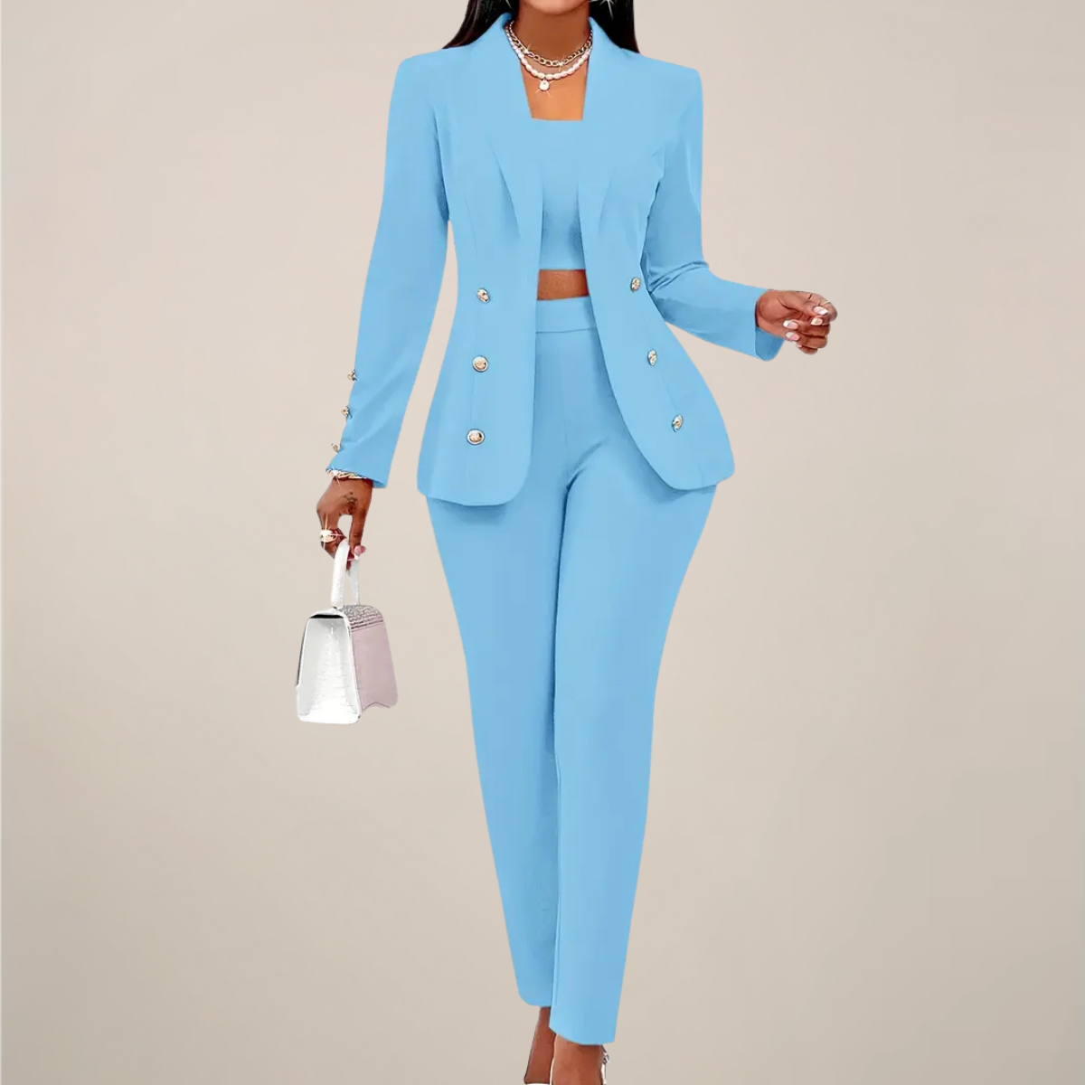 Maison Mary™ | Refined Three-Piece Tailored Suit