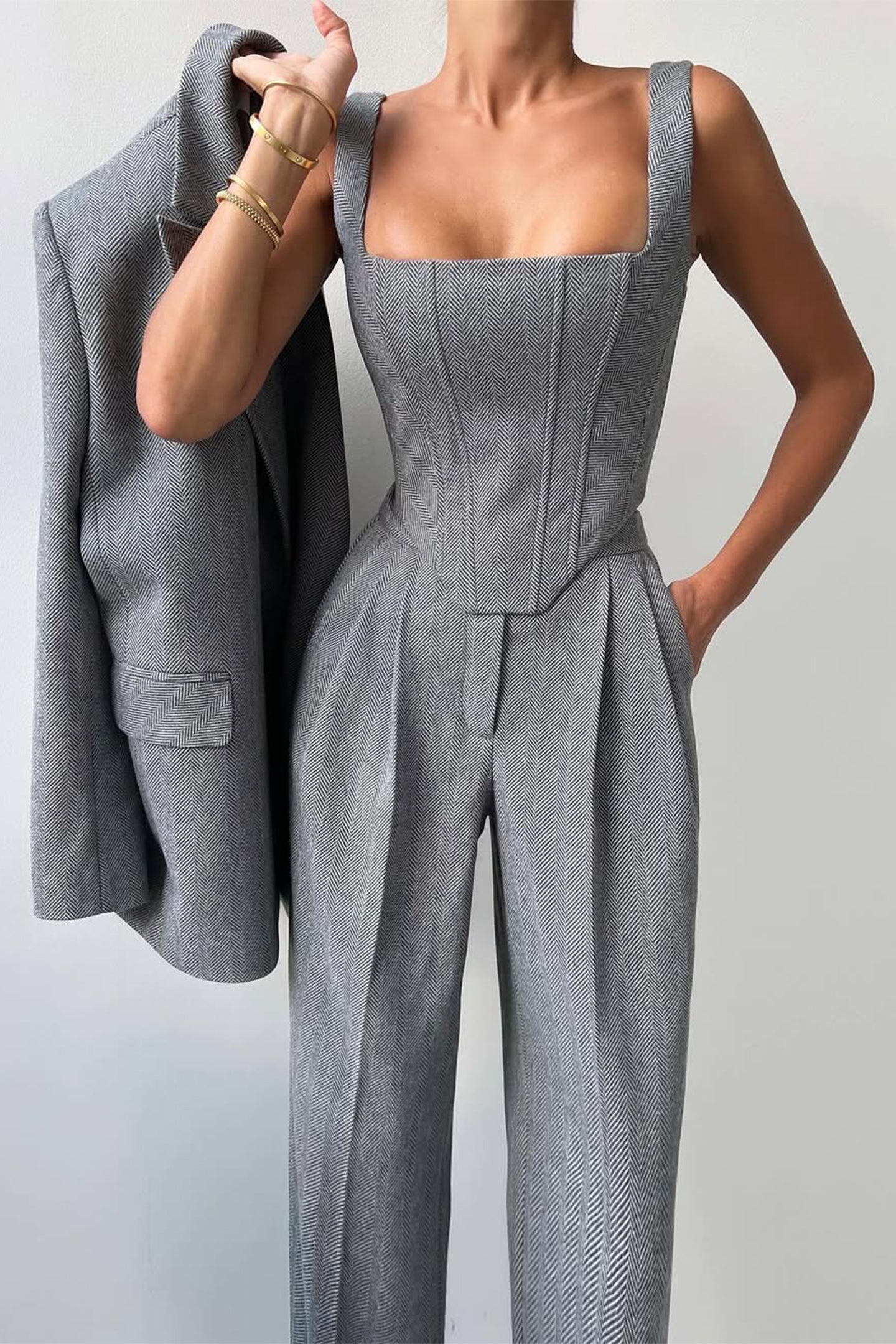Maison Mary™ | Modern Three-Piece Trouser Suit