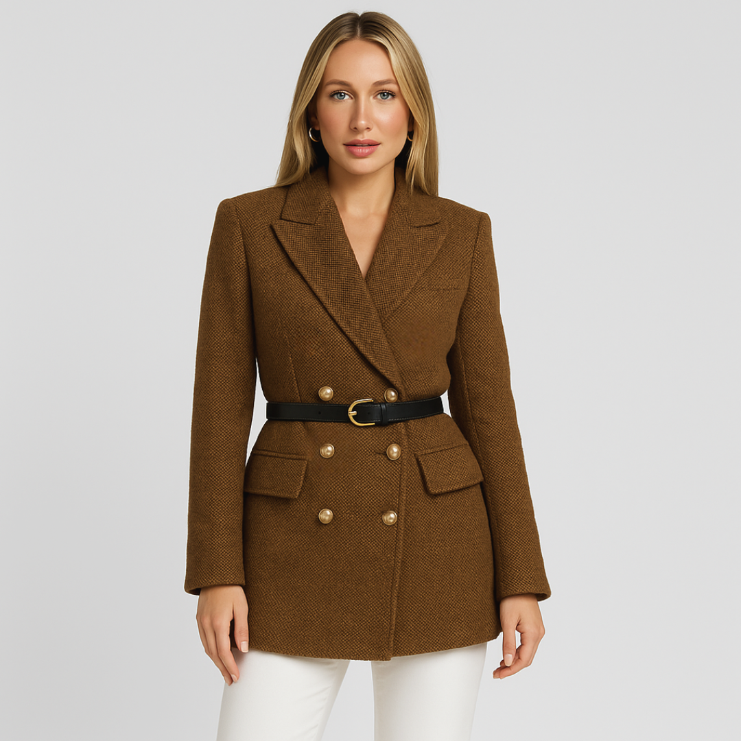 Maison Mary™ | Classic Women’s Tweed Blazer Coat