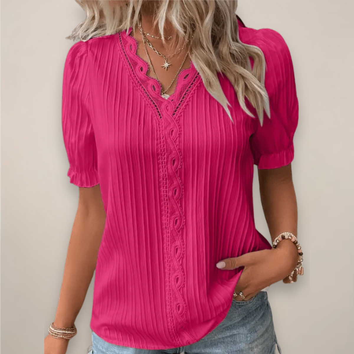 Maison Mary™ | Cozy V-Neck Shirt