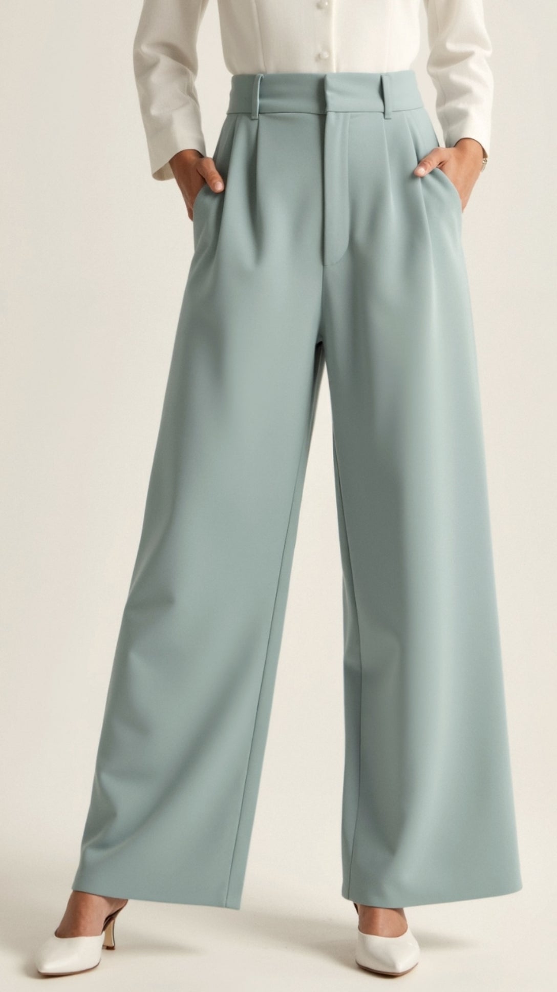 Maison Mary™ | Soft Wide-Leg Trousers