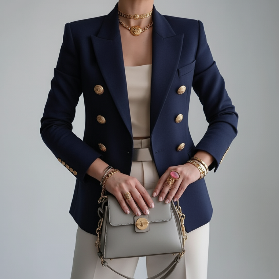 Maison Mary™ | Elegant Tailored Blazer
