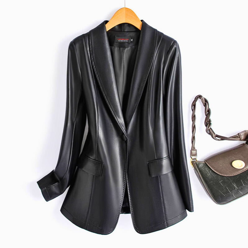 Ashley | Riviera Leather Blazer