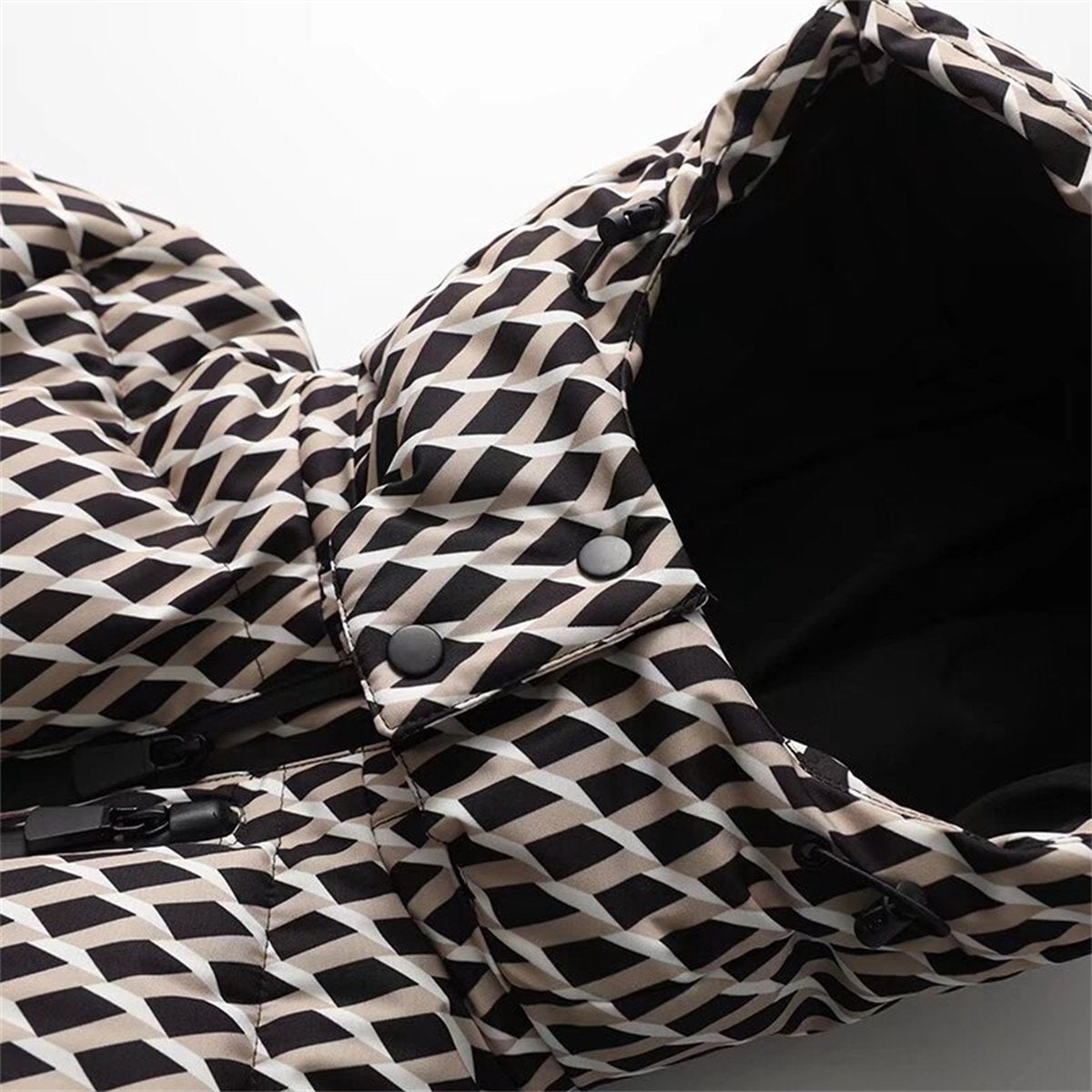 Maison Mary™ | Modern Patterned Puffer Jacket