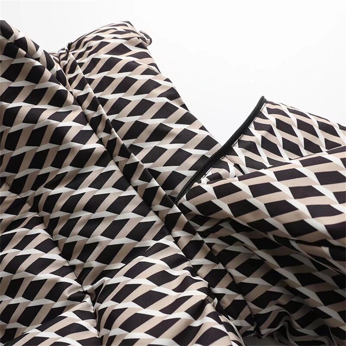 Maison Mary™ | Modern Patterned Puffer Jacket