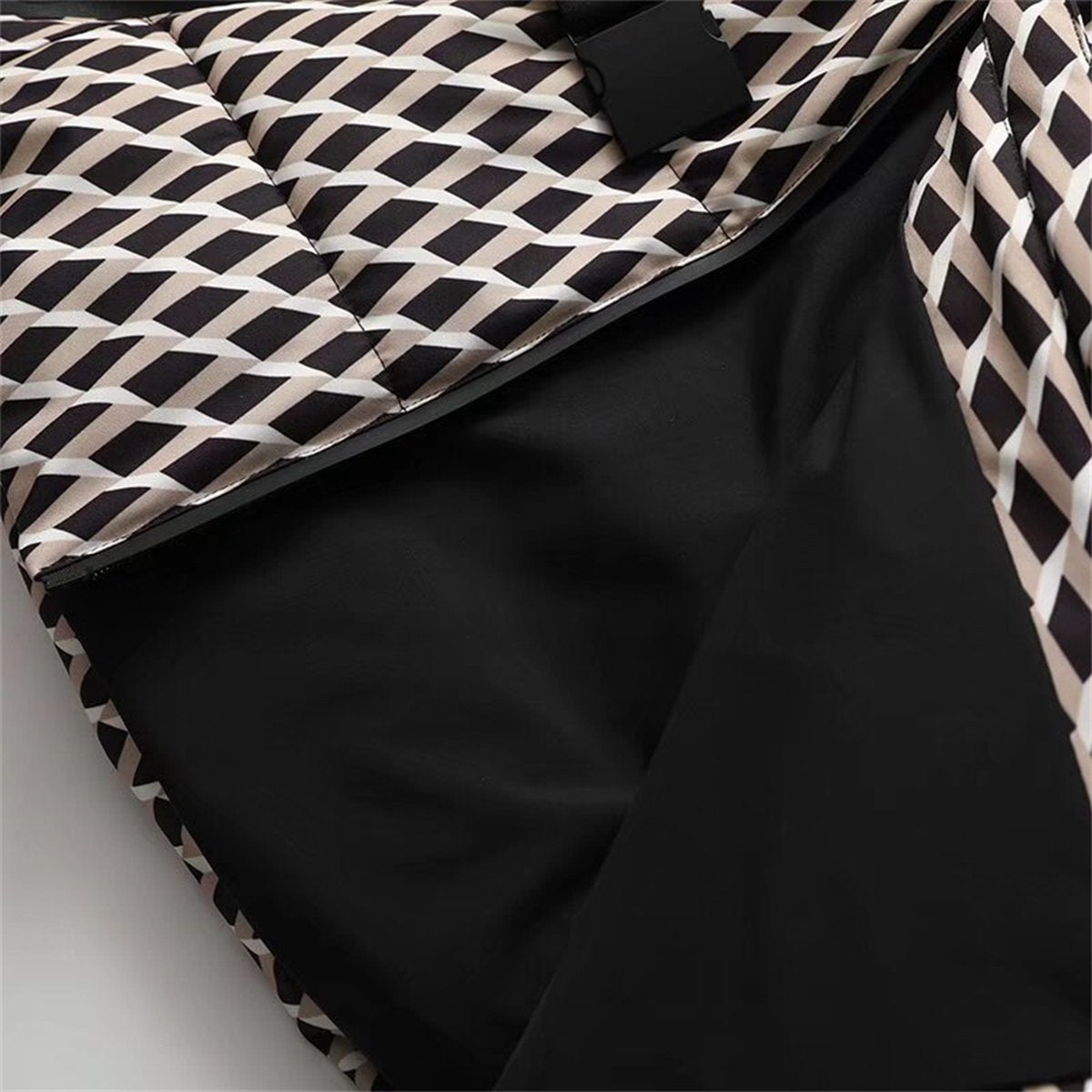 Maison Mary™ | Modern Patterned Puffer Jacket