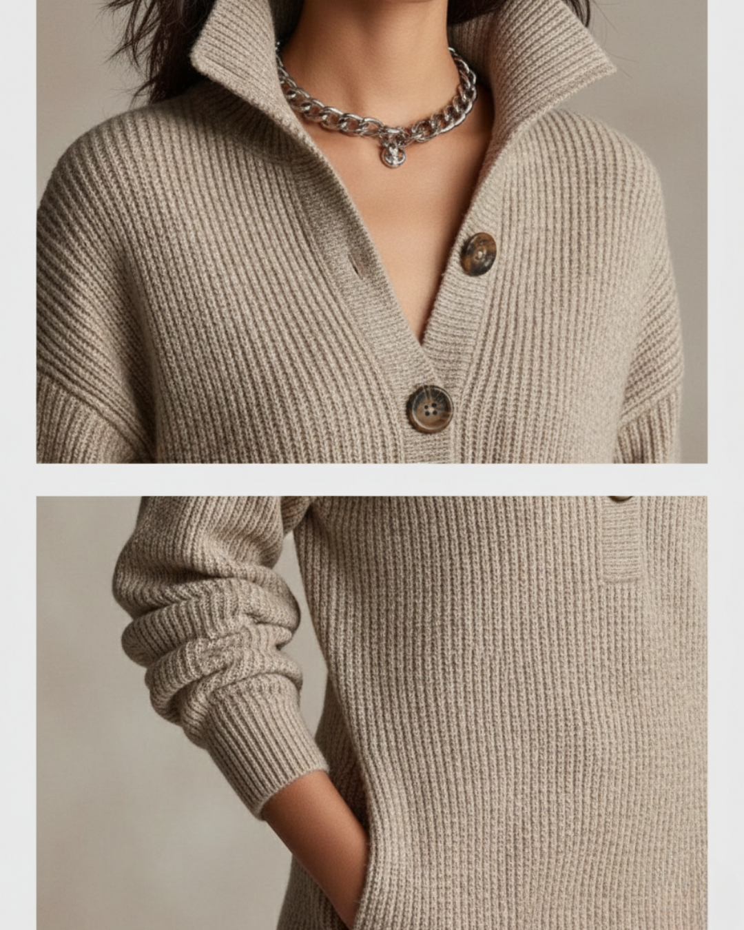 Arianell | Pure Wool Winter Midi Dress