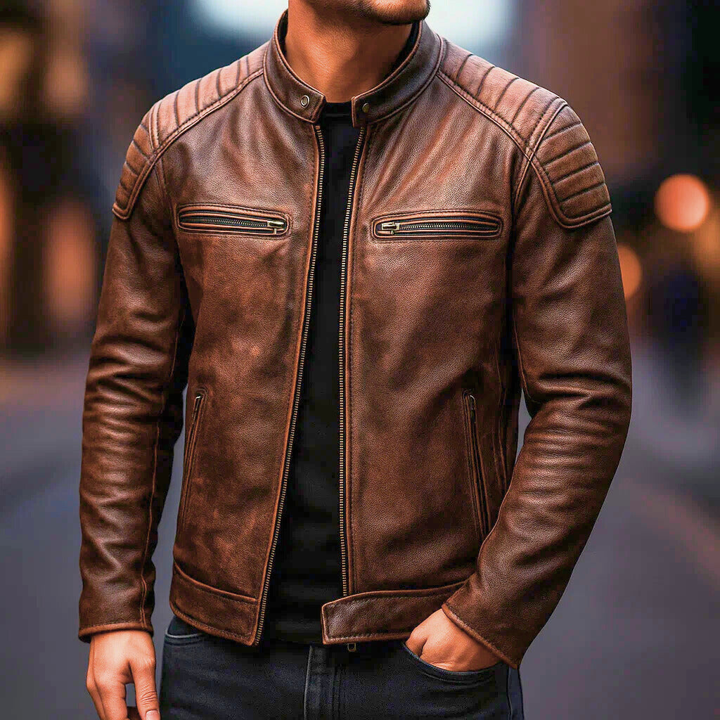 COLE MADDOX LEATHER JACKET