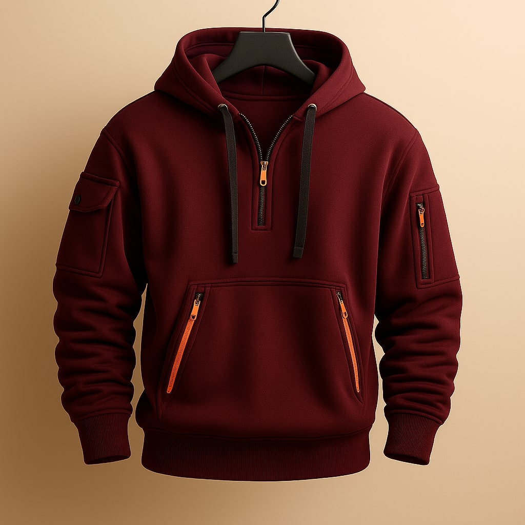 Bruno Fleece Half-Zip Hoodie